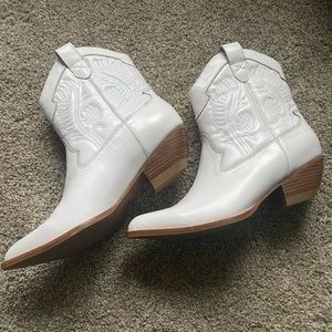 Jeffrey Campbell White Cowboy Boots